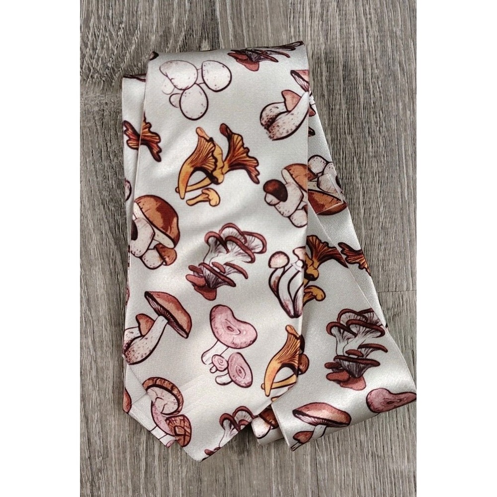 Mushroom Neck Tie Belt Polyester Novelty‎ Head Wrap 3"x57" Satin
